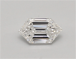 Picture of Lab Created Diamond 0.46 Carats, LONG HEXAGON with  Cut, D Color, vvs2 Clarity and Certified by IGI