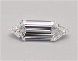 Picture of Lab Created Diamond 0.45 Carats, LONG HEXAGON with  Cut, D Color, vvs1 Clarity and Certified by IGI