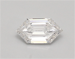 Picture of Lab Created Diamond 0.45 Carats, LONG HEXAGON with  Cut, D Color, vvs2 Clarity and Certified by IGI