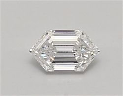 Picture of Lab Created Diamond 0.45 Carats, LONG HEXAGON with  Cut, D Color, vvs2 Clarity and Certified by IGI