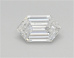 Picture of Lab Created Diamond 0.45 Carats, LONG HEXAGON with  Cut, D Color, vvs2 Clarity and Certified by IGI