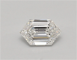 Picture of Lab Created Diamond 0.44 Carats, LONG HEXAGON with  Cut, E Color, vvs1 Clarity and Certified by IGI