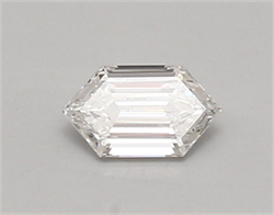Picture of Lab Created Diamond 0.44 Carats, LONG HEXAGON with  Cut, E Color, vvs1 Clarity and Certified by IGI