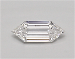 Picture of Lab Created Diamond 0.44 Carats, LONG HEXAGON with  Cut, D Color, vvs2 Clarity and Certified by IGI