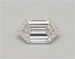 Picture of Lab Created Diamond 0.42 Carats, LONG HEXAGON with  Cut, F Color, vs1 Clarity and Certified by IGI