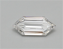 Picture of Lab Created Diamond 0.42 Carats, LONG HEXAGON with  Cut, E Color, vvs2 Clarity and Certified by IGI