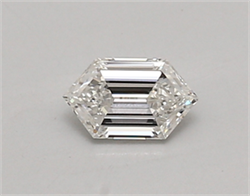 Picture of Lab Created Diamond 0.42 Carats, LONG HEXAGON with  Cut, E Color, vvs1 Clarity and Certified by IGI