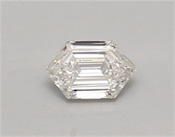 Picture of Lab Created Diamond 0.42 Carats, LONG HEXAGON with  Cut, E Color, vvs2 Clarity and Certified by IGI