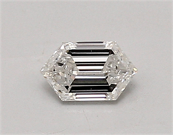 Picture of Lab Created Diamond 0.42 Carats, LONG HEXAGON with  Cut, E Color, vvs1 Clarity and Certified by IGI