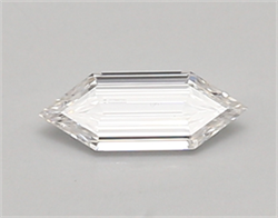 Picture of Lab Created Diamond 0.40 Carats, LONG HEXAGON with  Cut, D Color, vvs2 Clarity and Certified by IGI
