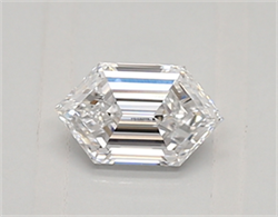 Picture of Lab Created Diamond 0.39 Carats, LONG HEXAGON with  Cut, D Color, vvs1 Clarity and Certified by IGI