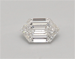 Picture of Lab Created Diamond 0.38 Carats, LONG HEXAGON with  Cut, E Color, vvs2 Clarity and Certified by IGI