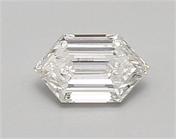 Picture of Lab Created Diamond 0.37 Carats, LONG HEXAGON with  Cut, E Color, vvs2 Clarity and Certified by IGI