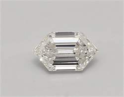 Picture of Lab Created Diamond 0.36 Carats, LONG HEXAGON with  Cut, E Color, vvs2 Clarity and Certified by IGI