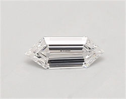Picture of Lab Created Diamond 0.35 Carats, LONG HEXAGON with  Cut, E Color, vvs2 Clarity and Certified by IGI