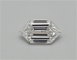 Picture of Lab Created Diamond 0.35 Carats, LONG HEXAGON with  Cut, E Color, vvs2 Clarity and Certified by IGI