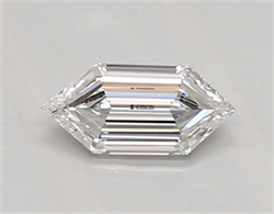 Picture of Lab Created Diamond 0.34 Carats, HEXAGON with  Cut, D Color, vvs1 Clarity and Certified by IGI