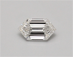 Picture of Lab Created Diamond 0.33 Carats, LONG HEXAGON with  Cut, E Color, vvs2 Clarity and Certified by IGI