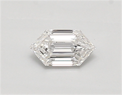 Picture of Lab Created Diamond 0.33 Carats, LONG HEXAGON with  Cut, D Color, vvs1 Clarity and Certified by IGI