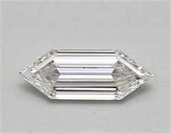 Picture of Lab Created Diamond 0.43 Carats, LONG HEXAGON with  Cut, E Color, vvs1 Clarity and Certified by IGI