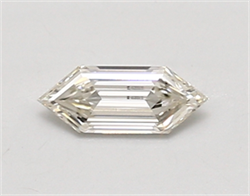 Picture of Lab Created Diamond 0.35 Carats, LONG HEXAGON with  Cut, F Color, vvs2 Clarity and Certified by IGI
