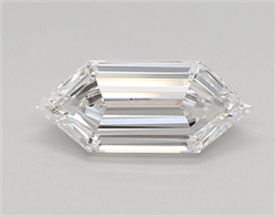 Picture of Lab Created Diamond 0.98 Carats, LONG HEXAGON with  Cut, D Color, vvs1 Clarity and Certified by IGI