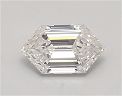Picture of Lab Created Diamond 0.94 Carats, LONG HEXAGON with  Cut, D Color, vvs1 Clarity and Certified by IGI