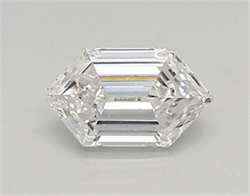 Picture of Lab Created Diamond 0.34 Carats, LONG HEXAGON with  Cut, E Color, vvs2 Clarity and Certified by IGI