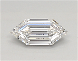 Picture of Lab Created Diamond 0.32 Carats, LONG HEXAGON with  Cut, E Color, vvs2 Clarity and Certified by IGI