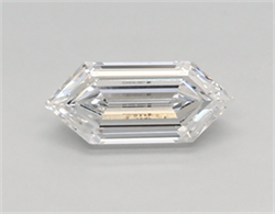 Picture of Lab Created Diamond 0.32 Carats, LONG HEXAGON with  Cut, E Color, vs1 Clarity and Certified by IGI