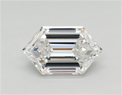Picture of Lab Created Diamond 0.55 Carats, LONG HEXAGON with  Cut, E Color, vvs1 Clarity and Certified by IGI