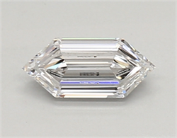 Picture of Lab Created Diamond 0.37 Carats, LONG HEXAGON with  Cut, E Color, vvs2 Clarity and Certified by IGI