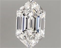 Picture of Lab Created Diamond 1.12 Carats, LONG HEXAGON with  Cut, D Color, vvs1 Clarity and Certified by IGI