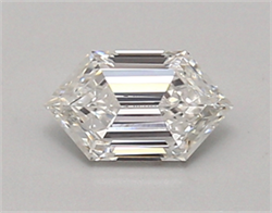 Picture of Lab Created Diamond 0.68 Carats, LONG HEXAGON with  Cut, E Color, vvs2 Clarity and Certified by IGI