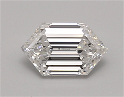 Picture of Lab Created Diamond 0.80 Carats, LONG HEXAGON with  Cut, D Color, vvs2 Clarity and Certified by IGI