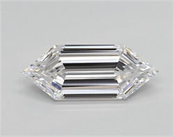 Picture of Lab Created Diamond 0.79 Carats, LONG HEXAGON with  Cut, D Color, vvs2 Clarity and Certified by IGI