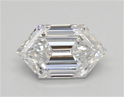Picture of Lab Created Diamond 0.78 Carats, LONG HEXAGON with  Cut, D Color, vvs2 Clarity and Certified by IGI