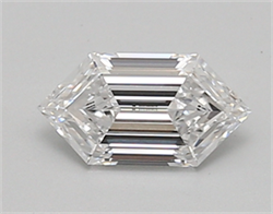 Picture of Lab Created Diamond 0.78 Carats, LONG HEXAGON with  Cut, D Color, vvs2 Clarity and Certified by IGI