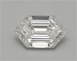 Picture of Lab Created Diamond 0.74 Carats, LONG HEXAGON with  Cut, D Color, vvs2 Clarity and Certified by IGI