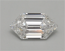 Picture of Lab Created Diamond 0.73 Carats, LONG HEXAGON with  Cut, D Color, vvs2 Clarity and Certified by IGI