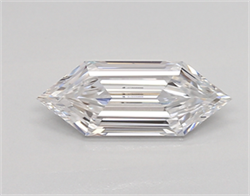 Picture of Lab Created Diamond 0.72 Carats, LONG HEXAGON with  Cut, E Color, vs1 Clarity and Certified by IGI