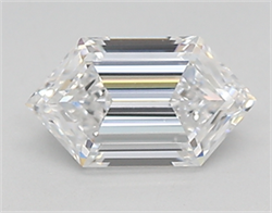 Picture of Lab Created Diamond 0.70 Carats, LONG HEXAGON with  Cut, D Color, vvs2 Clarity and Certified by IGI