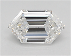 Picture of Lab Created Diamond 0.70 Carats, LONG HEXAGON with  Cut, D Color, vvs2 Clarity and Certified by IGI
