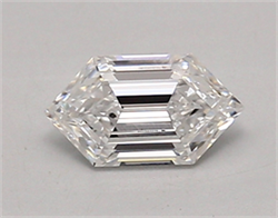 Picture of Lab Created Diamond 0.70 Carats, LONG HEXAGON with  Cut, D Color, vvs2 Clarity and Certified by IGI