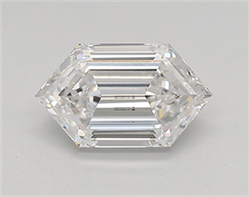 Picture of Lab Created Diamond 0.70 Carats, LONG HEXAGON with  Cut, E Color, vs1 Clarity and Certified by IGI