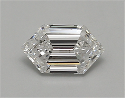 Picture of Lab Created Diamond 0.67 Carats, LONG HEXAGON with  Cut, D Color, vvs2 Clarity and Certified by IGI