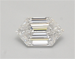 Picture of Lab Created Diamond 0.67 Carats, LONG HEXAGON with  Cut, D Color, vvs2 Clarity and Certified by IGI