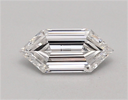Picture of Lab Created Diamond 0.54 Carats, LONG HEXAGON with  Cut, D Color, vvs2 Clarity and Certified by IGI
