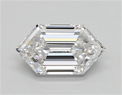 Picture of Lab Created Diamond 0.53 Carats, LONG HEXAGON with  Cut, D Color, vvs2 Clarity and Certified by IGI