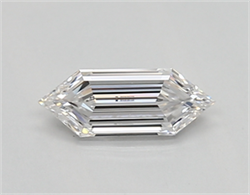 Picture of Lab Created Diamond 0.35 Carats, HEXAGON with  Cut, E Color, vvs2 Clarity and Certified by IGI